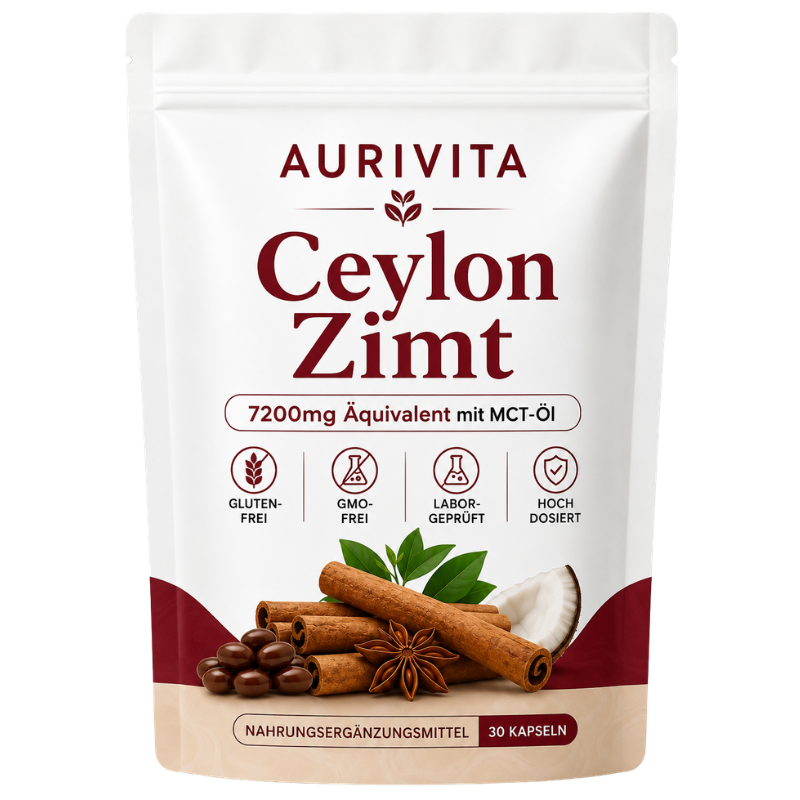 Aurivita Ceylon Zimt 7200 mg mit MCT-Öl